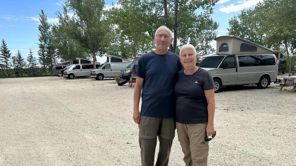  André Lagimonière et sa conjointe.