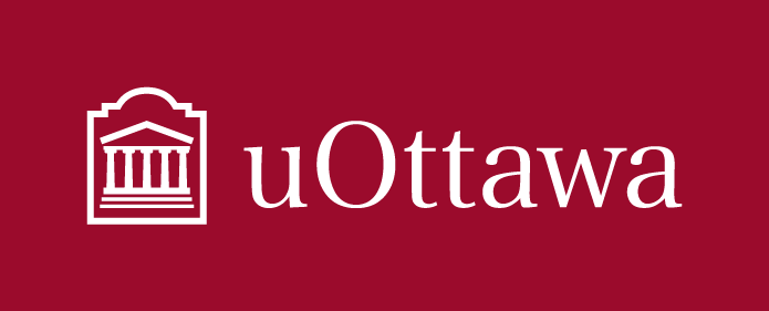 2025 uOttawa Logo HOR WHITE GARNET